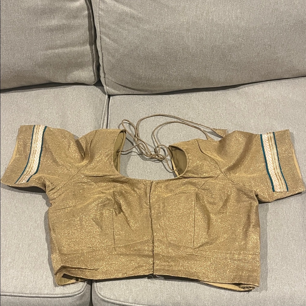 Elegant Gold Women's Top